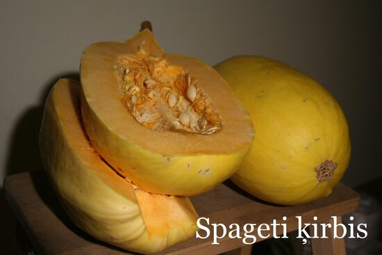 Spageti ķirbis (ķirbju sēklas)